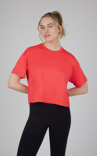 2 Pk Super Soft Echo Boxy Short Sleeve Top