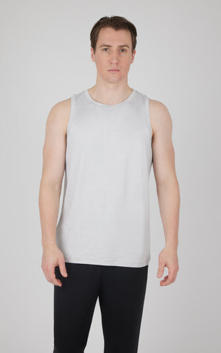 Mens Cationic Two Tone Heather Pace Muscle Tank