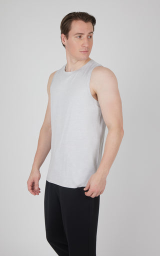 Mens Cationic Two Tone Heather Pace Muscle Tank