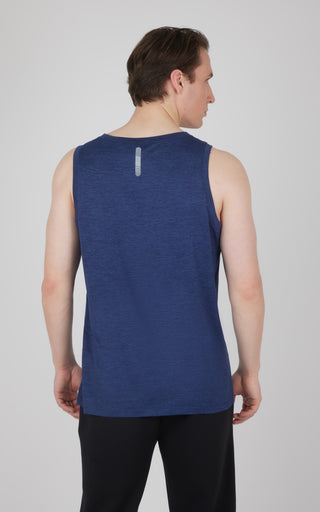 Mens Cationic Two Tone Heather Pace Muscle Tank