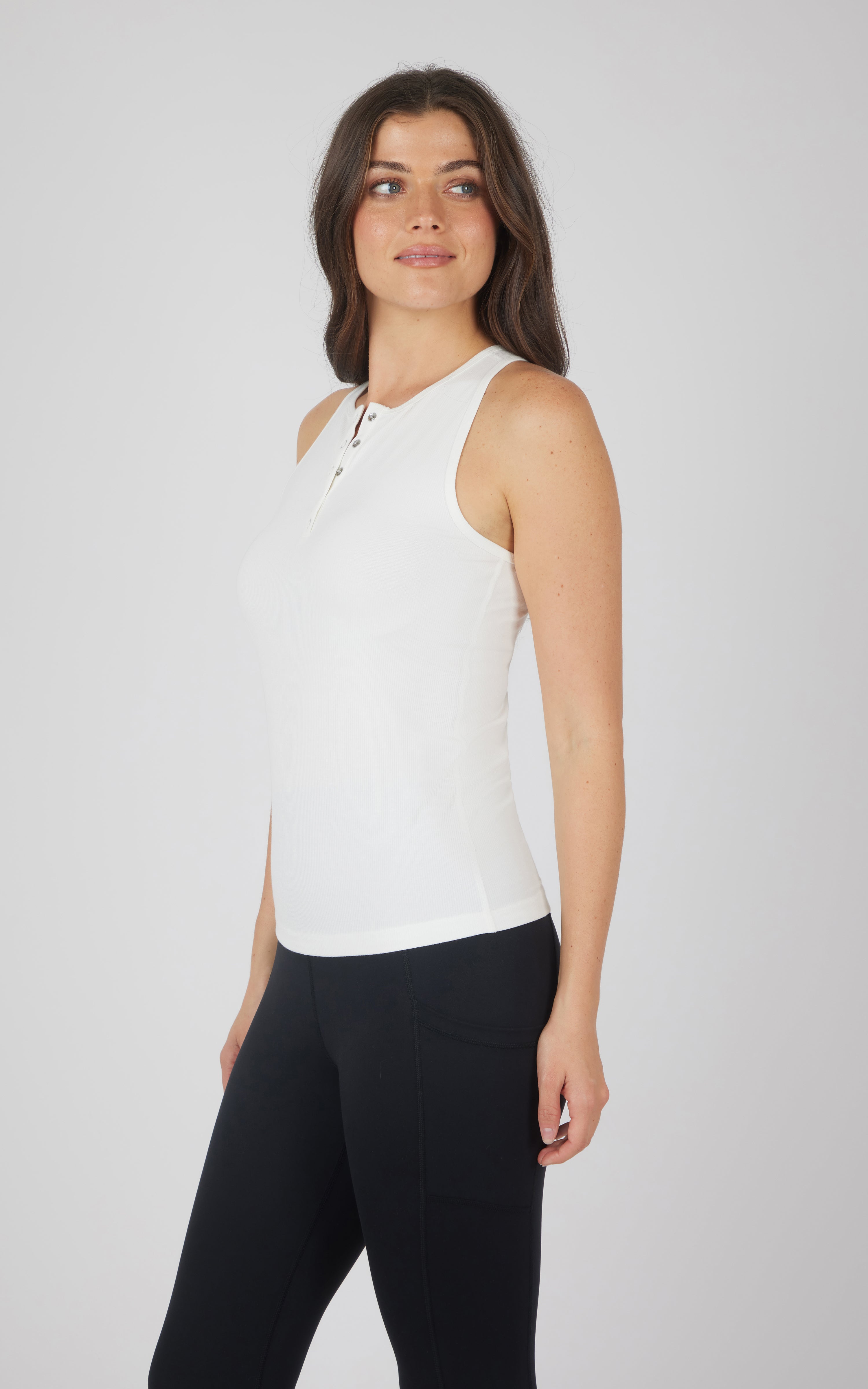 Heavenly Rib  Henley Tank