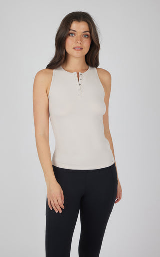 Heavenly Rib  Henley Tank