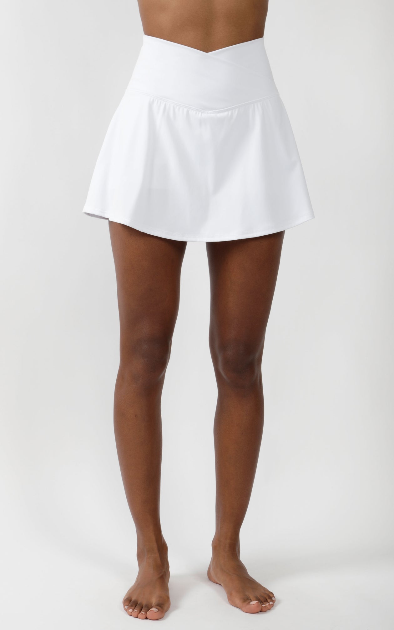 Falda Short Tenis Mujer Head Dynamic Skort Blanca