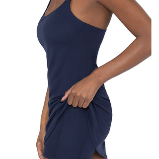 Lux Topspin Tennis Dress with Built-In Bra and Shorts