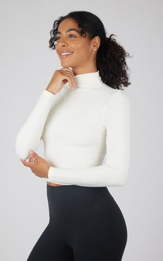 Zenly Seamless Mock NeckTop